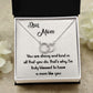 Perfect pair necklace for mom