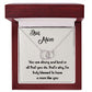 Perfect pair necklace for mom